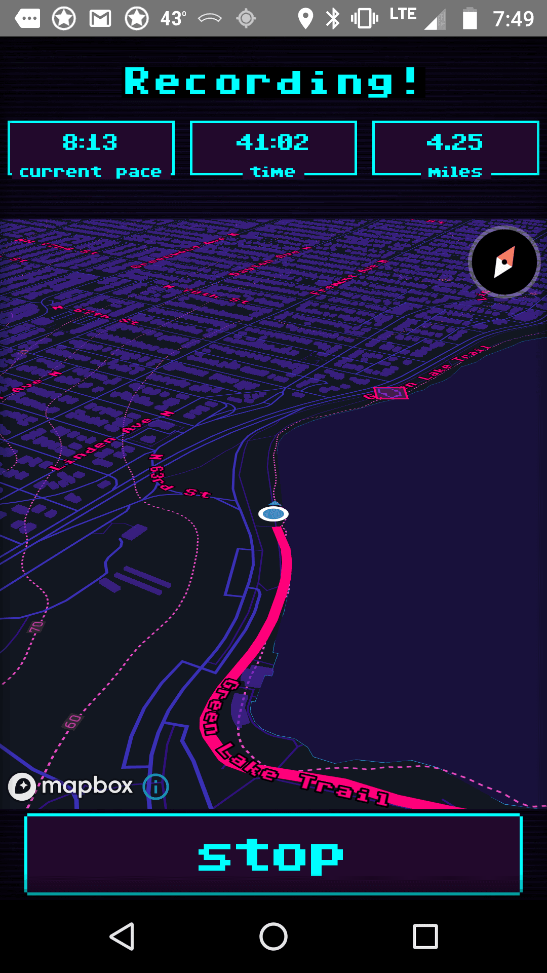 running